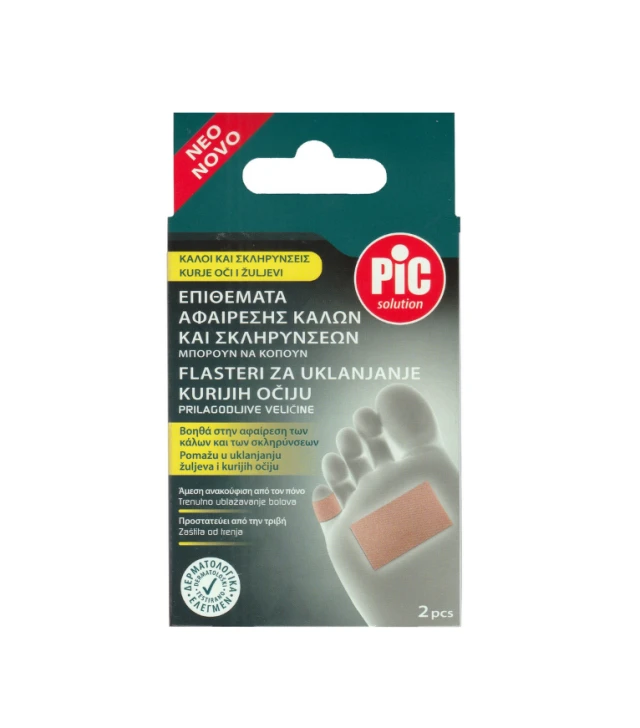 Φωτογραφία προϊόντος: PIC SOLUTIONS Pic Solution Cerotti Callifughi Επιθέματα Αφαίρεσης Κάλων και Σκληρύνσεων 2τμχ