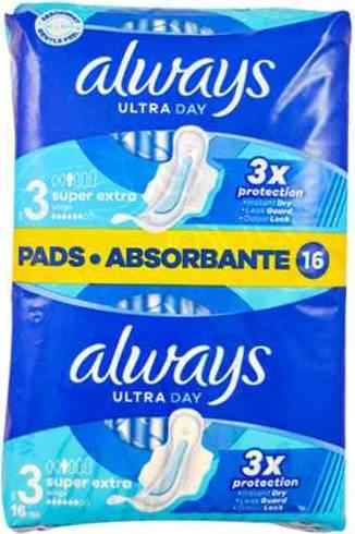 Φωτογραφία προϊόντος: Always Σερβιέτες Ultra Day Super Extra Wings Size 3 - 16τμχ