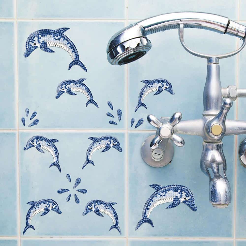 Φωτογραφία προϊόντος: Ango Dolphins αυτοκόλλητα τοίχου βινυλίου (59601)