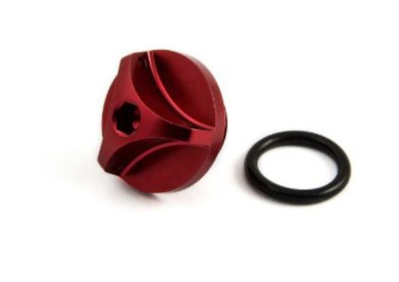Φωτογραφία προϊόντος: ΤΑΠΑ ΛΑΔΙΟΥ ALUMINIUM OIL FILLER CAP OFCS10R RED| PRO BOLT