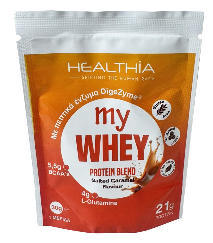 Φωτογραφία προϊόντος: HEALTHIA my Whey Protein Blend Salted Caramel 30gr