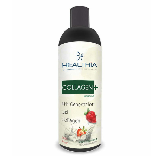 Φωτογραφία προϊόντος: Healthia Collagen Plus Υγρό Πόσιμο Κολλαγόνο με Γεύση Φράουλα, 500ml