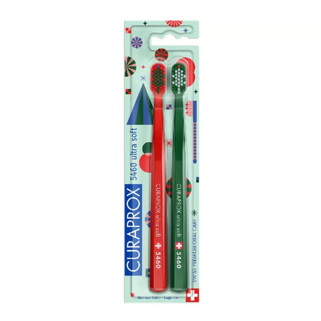 Φωτογραφία προϊόντος: CURAPROX CS Duo Christmas Edition 5460 Ultra Soft Toothbrushes, 2pcs