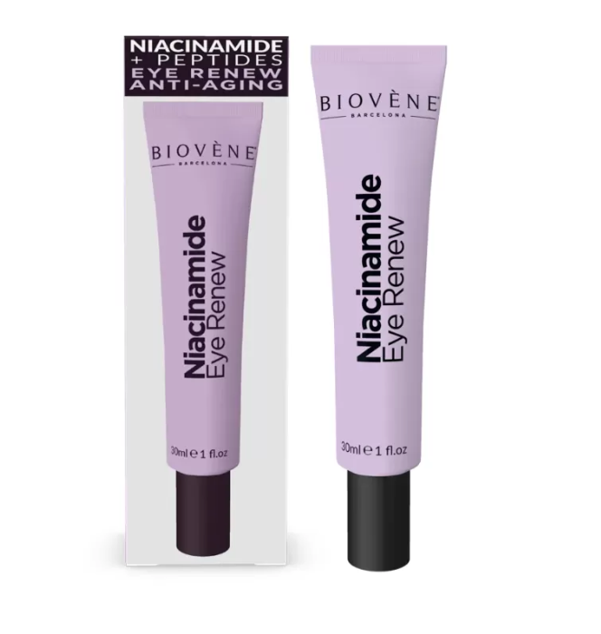 Φωτογραφία προϊόντος: BIOVENE Niacinamide Eye Renew Eye Cream Κρέμα Ματιών Ελαφριάς Υφής με Νιασιναμίδη για Αναζωογόνηση, 30ml