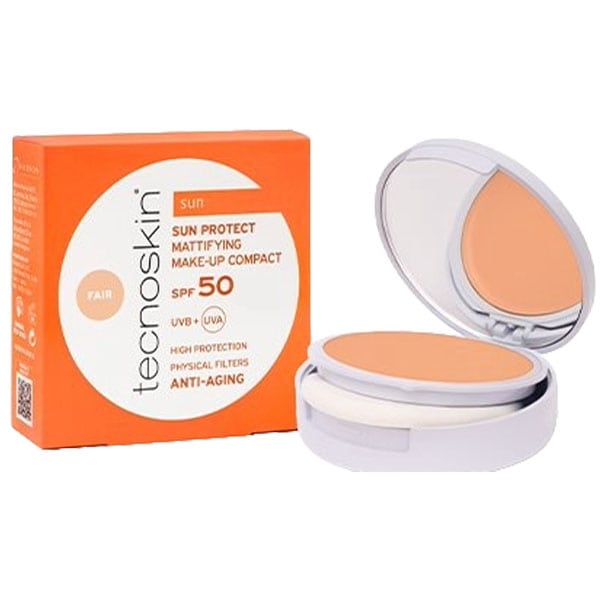 Φωτογραφία προϊόντος: TECNOSKIN Sun Protect Mattifying Make-Up Compact SPF50 Αντηλιακό Make-Up με Ματ Αποτέλεσμα-FAIR 10g