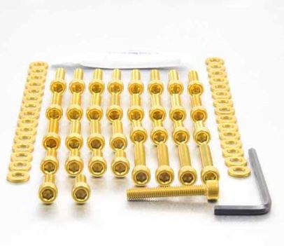 Φωτογραφία προϊόντος: ΚΙΤ ΒΙΔΕΣ ΑΛΛΕΝ ALUMINIUM ENGINE KIT MT-09 GOLD EYA356G| PRO BOLT