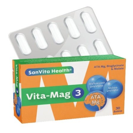 Φωτογραφία προϊόντος: SANVITA VITA-MAG3 30TABS