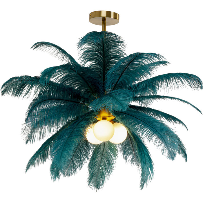 Φωτογραφία προϊόντος: KARE Pendant Lamp Feather Palm Green Ø60cm