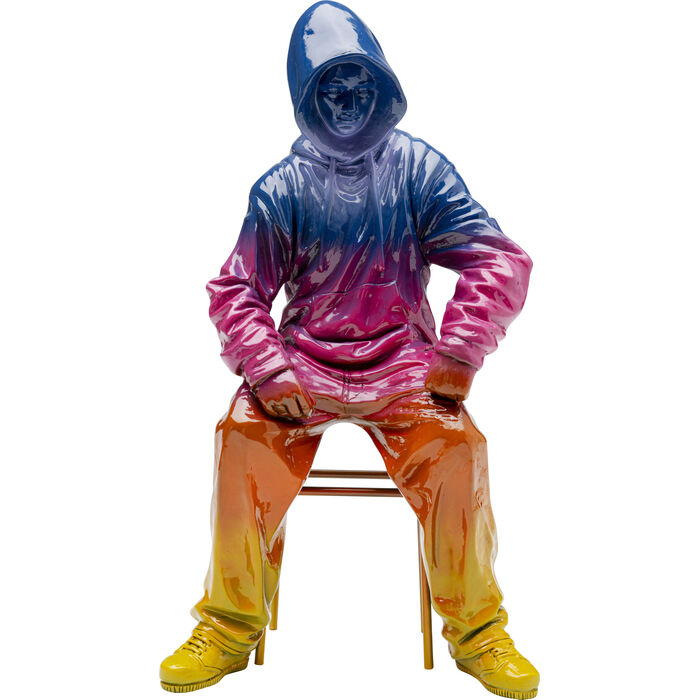 Φωτογραφία προϊόντος: KARE Διακοσμητικό Figurine Street Art Boy Rainbow Πολυρεσίνη Πολύχρωμο 19x14x36 εκ.