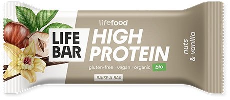 Φωτογραφία προϊόντος: LIFEBAR Mπάρα Πρωτεΐνης με Φουντούκια &amp; Βανίλια (40γρ)