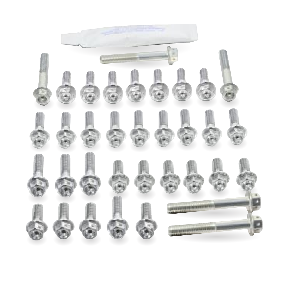 Φωτογραφία προϊόντος: ΒΙΔΕΣ ΕΞΑΓΩΝΕΣ ALUMINIUM ENGINE KIT MT-09 SILVER EYA356HXRSE| PRO BOLT
