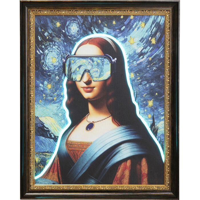 Φωτογραφία προϊόντος: KARE Πίνακας LED Art Lady 80x7x100 εκ. Μπλε