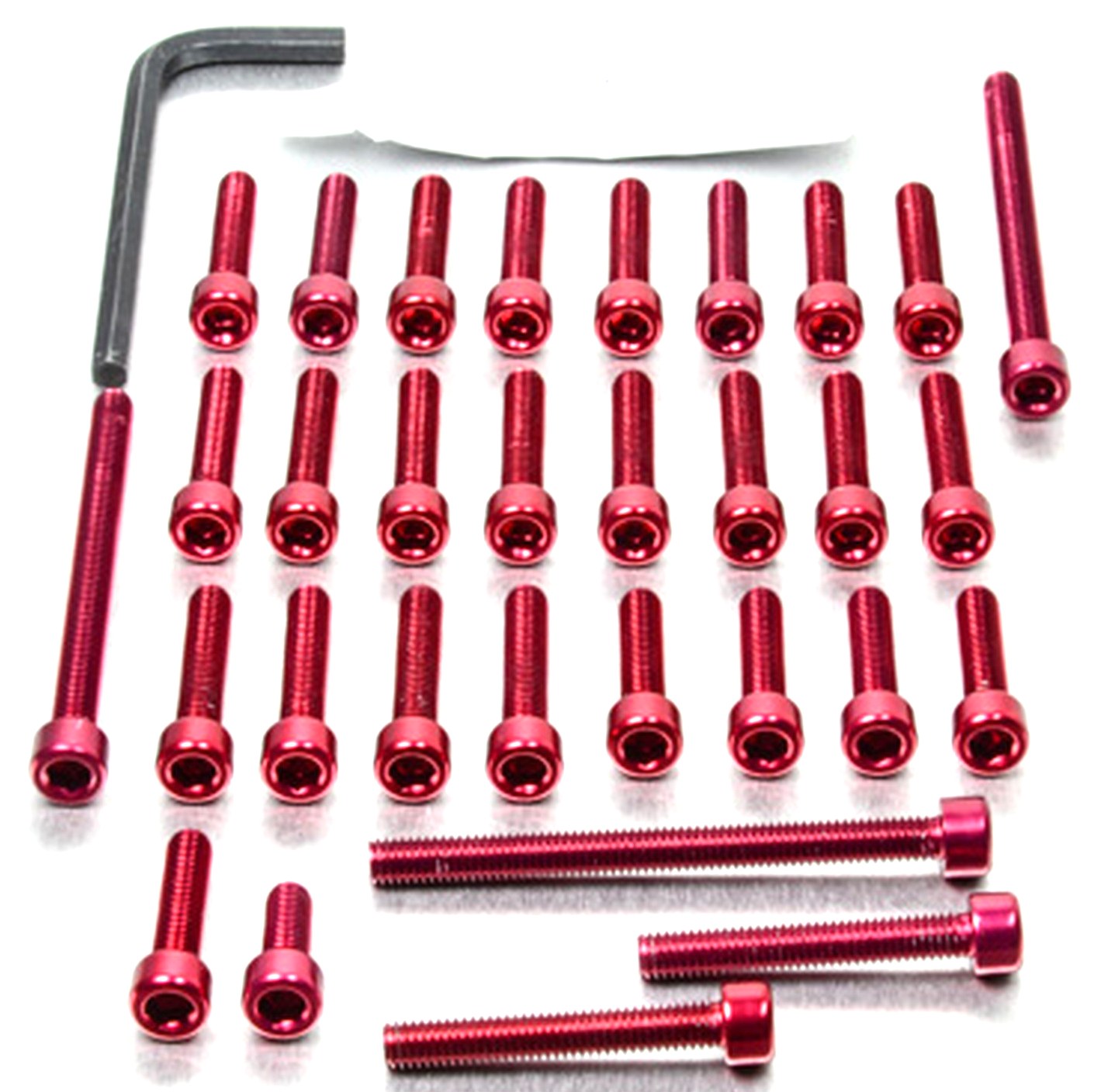 Φωτογραφία προϊόντος: ΚΙΤ ΒΙΔΕΣ ΑΛΛΕΝ ALUMINIUM ENGINE KIT MT-09 RED EYA356R| PRO BOLT