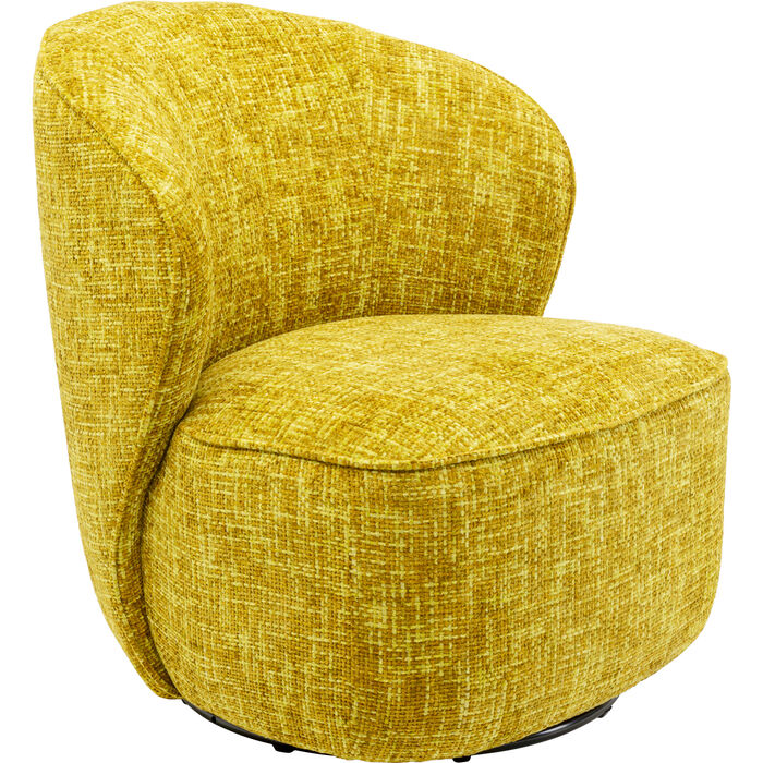 Φωτογραφία προϊόντος: Swivel Armchair Ellie Yellow - Κίτρινο - 76x82x81 εκ.
