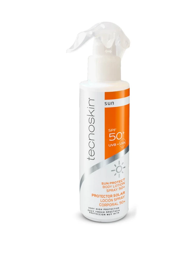 Φωτογραφία προϊόντος: TECNOSKIN Sun Protect Body Lotion Spray SPF50+ Αντηλιακή Λοσιόν Σώματος σε Σπρέι, 200ml