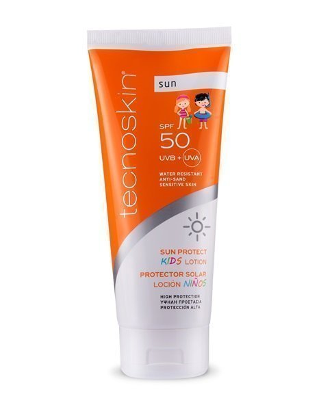 Φωτογραφία προϊόντος: TECNOSKIN Sun Protect Kids Lotion SPF50 Αντηλιακή Λοσιόν για Παιδιά άνω των 2 Ετών, 200ml