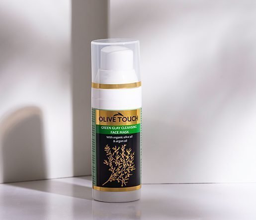Φωτογραφία προϊόντος: OLIVE TOUCH Καθαριστική Μάσκα Προσώπου με Πράσινο Άργιλο, βιολογικό Λάδι Ελιάς και Λάδι Αργκάν 50ml