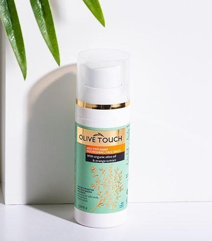 Φωτογραφία προϊόντος: OLIVE TOUCH Πολυβιταμινούχα Θρεπτική Μάσκα Προσώπου με βιολογικό Λάδι Ελιάς και εκχύλισμα πορτοκαλιού 50ml