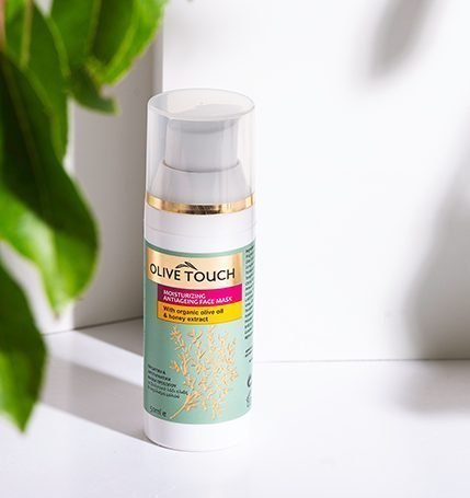 Φωτογραφία προϊόντος: OLIVE TOUCH Ενυδατική - Αντιγηραντική Μάσκα Προσώπου με βιολογικό Λάδι Ελιάς και εκχύλισμα μελιού 50ml