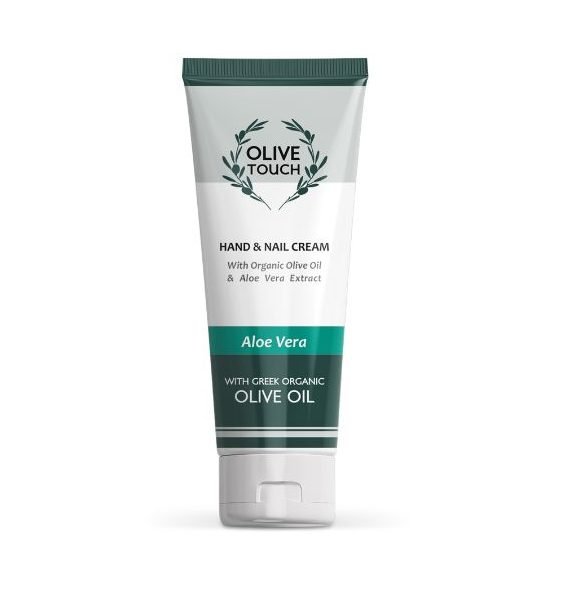 Φωτογραφία προϊόντος: OLIVE TOUCH Κρέμα Χεριών &amp; Νυχιών με βιολογικό Λάδι Ελιάς και εκχύλισμα Αλόης 100ml