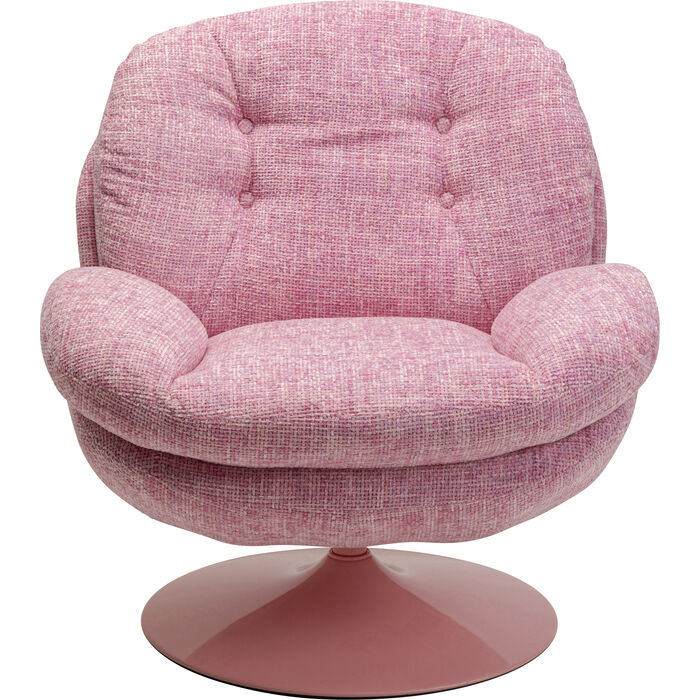 Φωτογραφία προϊόντος: KARE Swivel Armchair Cosy Pink Ροζ 84x89x86 εκ.