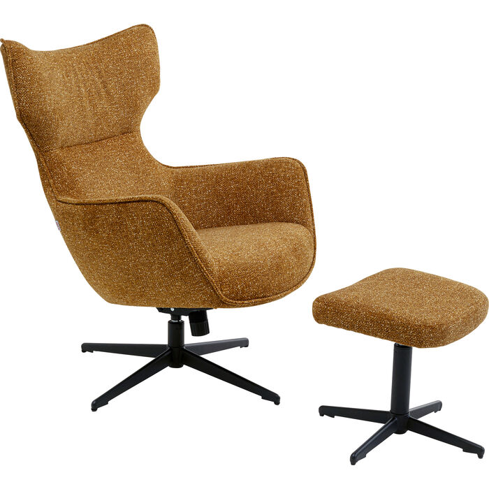 Φωτογραφία προϊόντος: KARE Swivel Armchair + Hocker Jules
