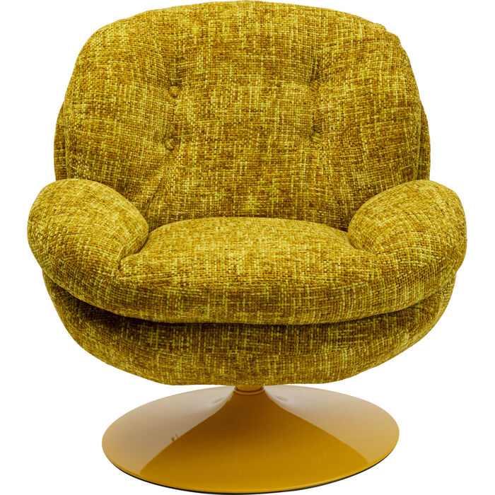 Φωτογραφία προϊόντος: KARE Swivel Armchair Cosy Green - Πολυθρόνα Περιστρεφόμενη 84x89x86 εκ.