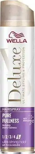 Φωτογραφία προϊόντος: Wella Deluxe Pure Fullness Hair Spray Λακ Μαλλιών 5 Ultra Strong Hold 75ml