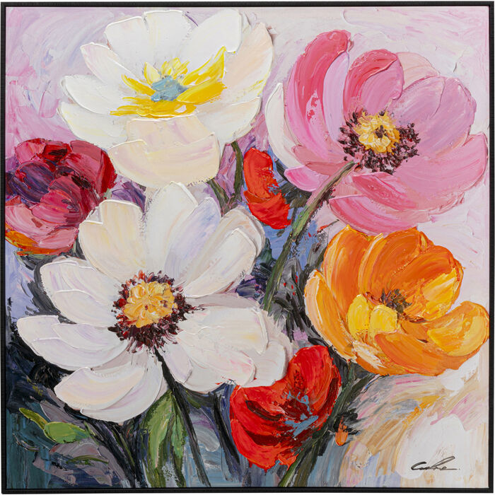 Φωτογραφία προϊόντος: KARE Framed Picture Flower Meadow 80x80cm - Πολύχρωμο