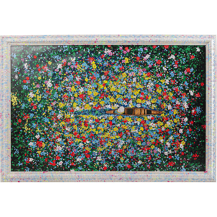 Φωτογραφία προϊόντος: KARE Framed Picture Floating Flower Market 150x100 cm - Πολύχρωμο