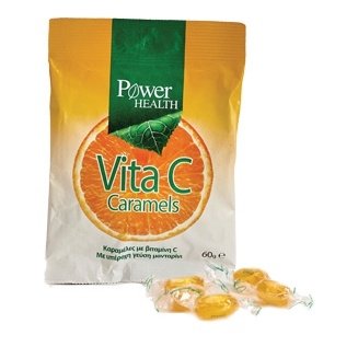 Φωτογραφία προϊόντος: POWER OF NATURE Vita C Caramels, Καραμέλες με βιταμίνη C με γεύση Μανταρίνι, 60gr