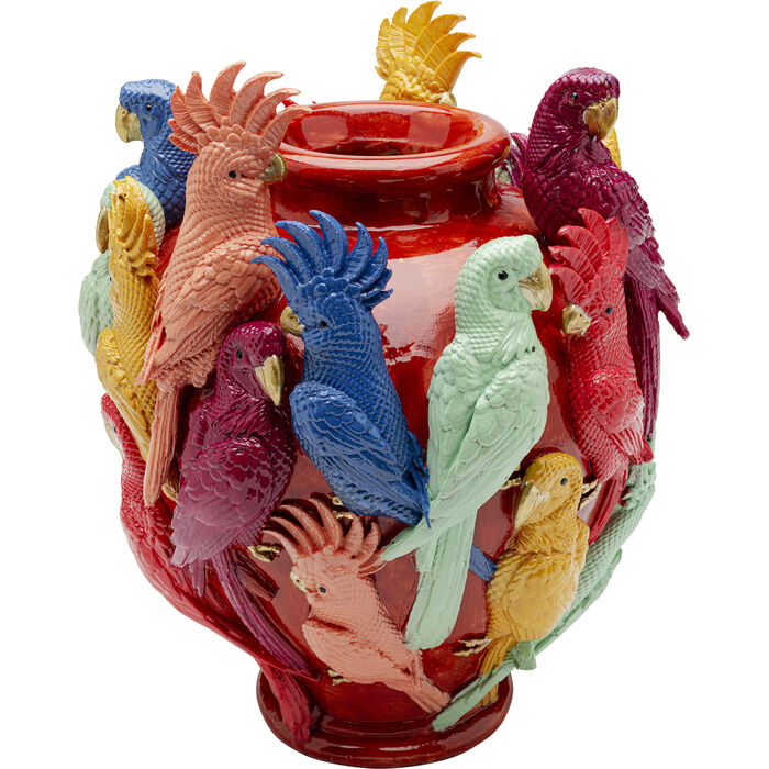 Φωτογραφία προϊόντος: KARE Βάζο Birds Gossip Πολύχρωμο 24x24x30 εκ.