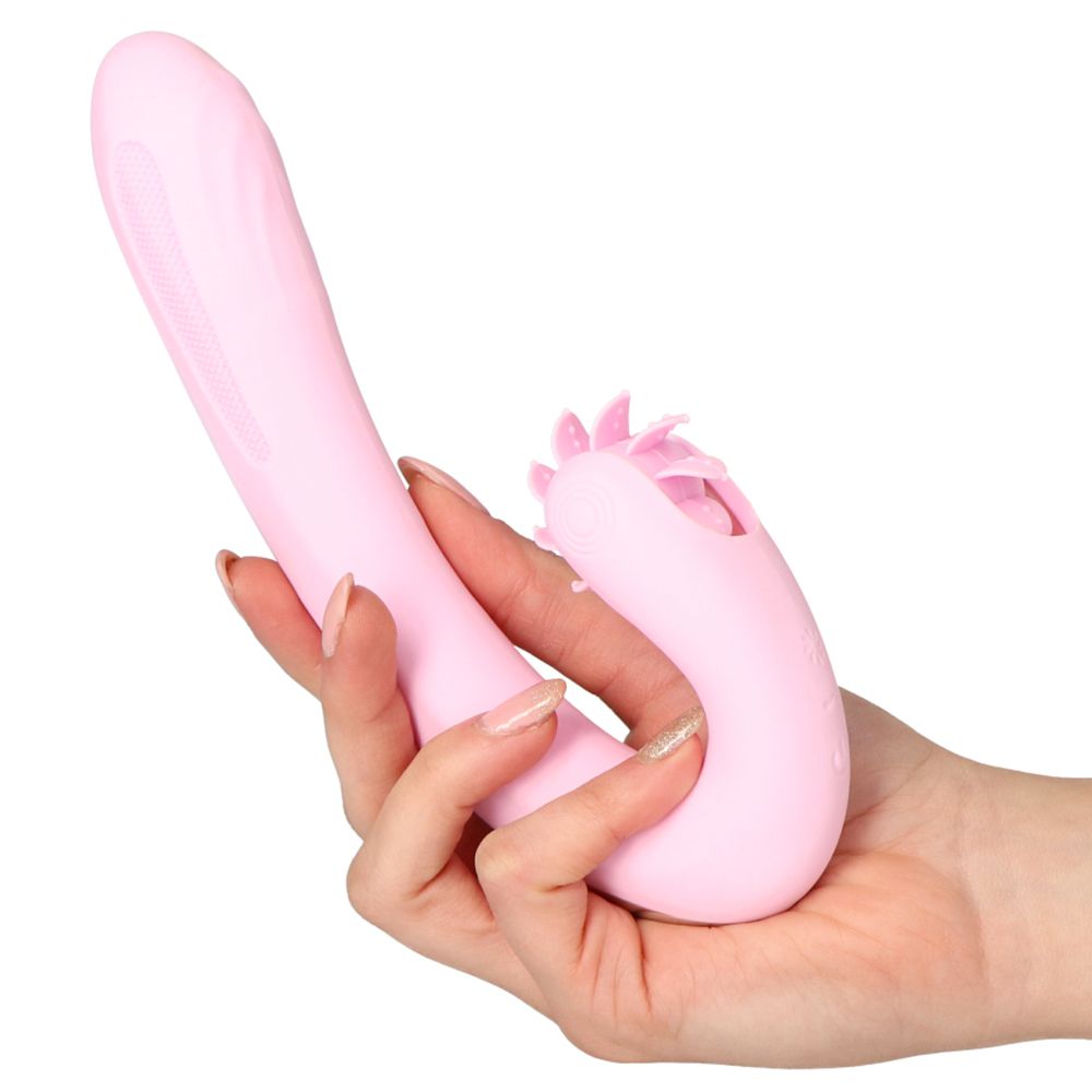 Φωτογραφία προϊόντος: Toyz4Lovers Oral Fantasy Pink 20cm – Περιστροφικός Διεγέρτης Διπλής Δράσης