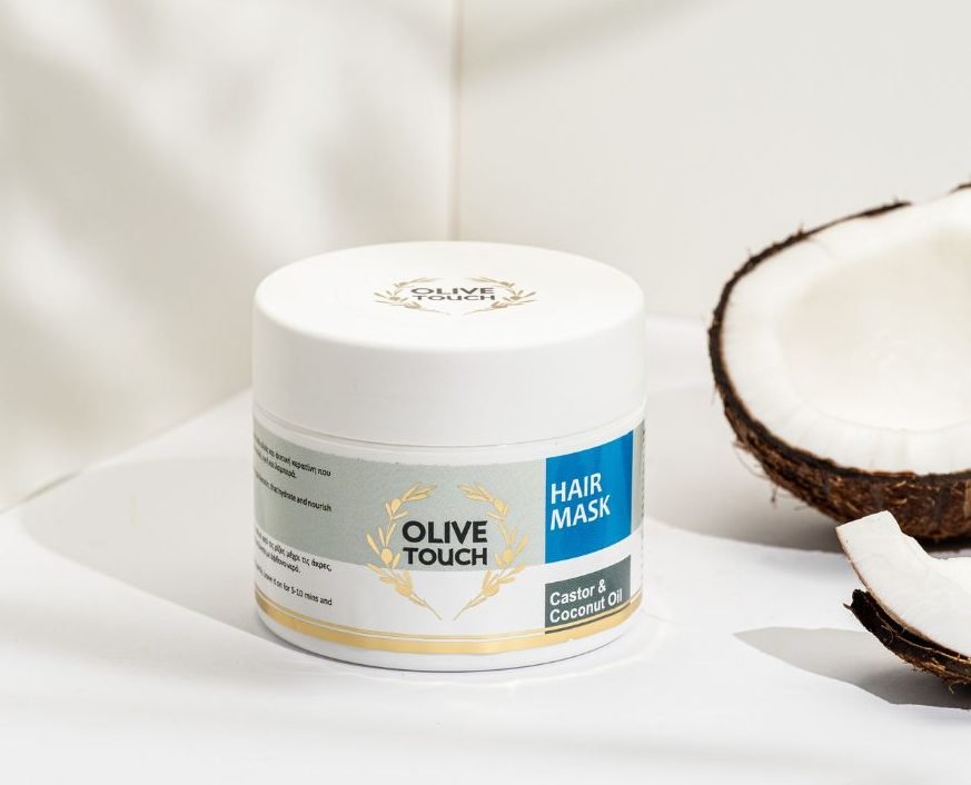 Φωτογραφία προϊόντος: OLIVE TOUCH Μάσκα για Ξηρά Βαμμένα Μαλλιά με βιολογικό Λάδι Ελιάς, εκχύλισμα Μελιού 150ml
