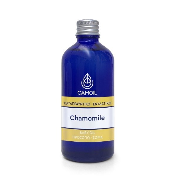 Φωτογραφία προϊόντος: ZARBIS JOHNZ CAMOIL Chamomile ΚΑΤΑΠΡΑΫΝΤΙΚΟ - ΕΝΥΔΑΤΙΚΟ BABY OIL 100ml
