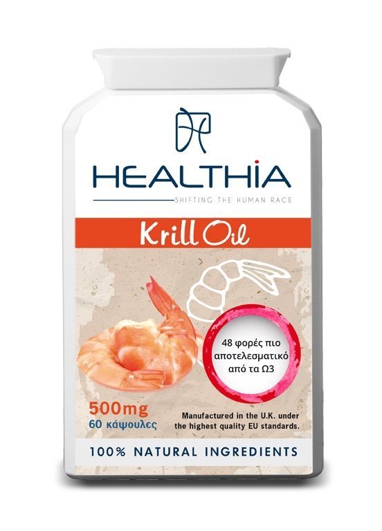 Φωτογραφία προϊόντος: HEALTHIA Krill Oil 500mg, 60caps