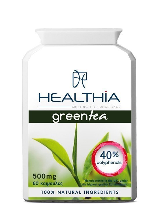 Φωτογραφία προϊόντος: HEALTHIA Green Tea Extract, 60 caps