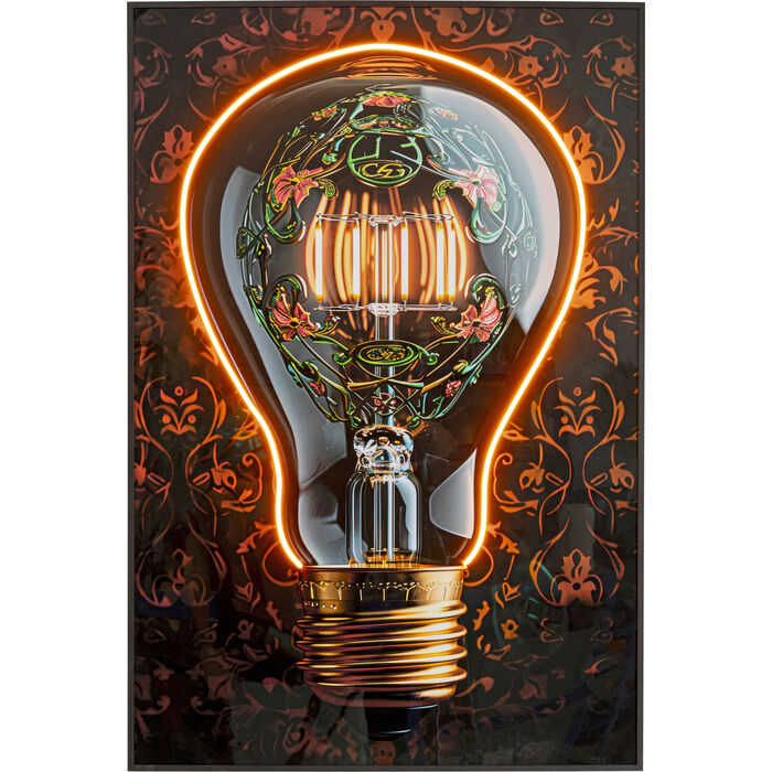 Φωτογραφία προϊόντος: KARE Πίνακας Art Bulb LED 80x4x120 εκ.