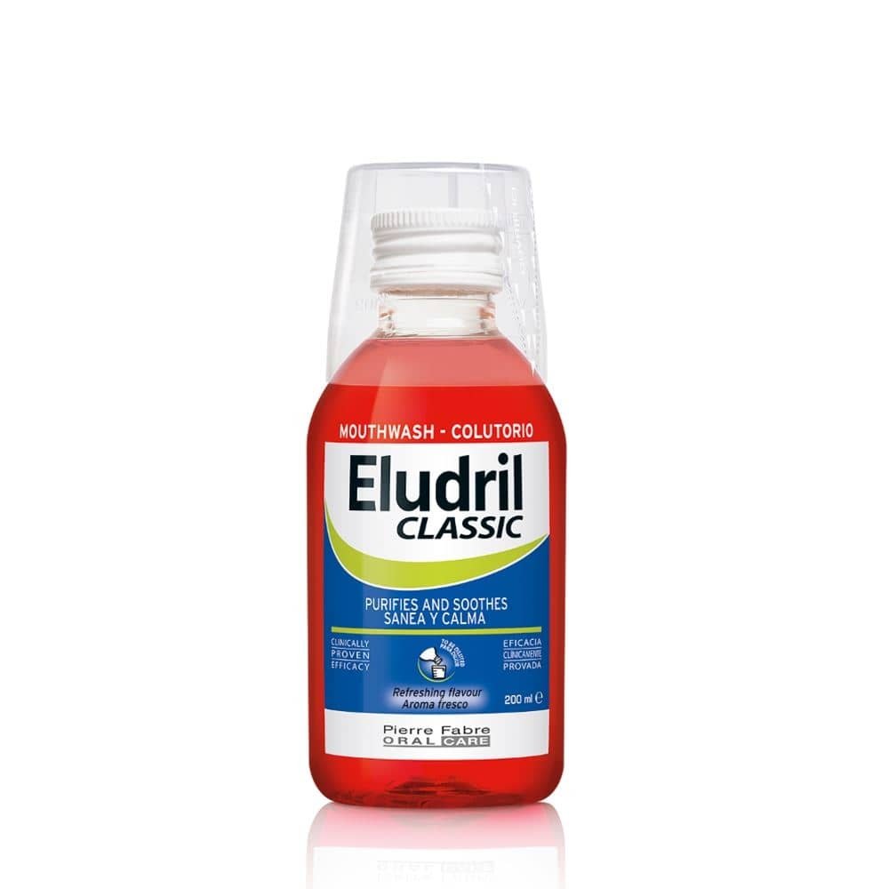 Φωτογραφία προϊόντος: ELGYDIUM Eludril Classic Στοματικό Διάλυμα για την Προστασία &amp; τη Διατήρηση της Υγείας των Ούλων, 200ml