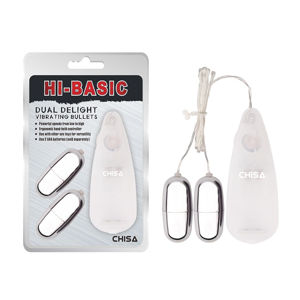 Φωτογραφία προϊόντος: Chisa Dual Delight – Διπλοί Δονητές Mini Bullet με Τηλεχειριστήριο