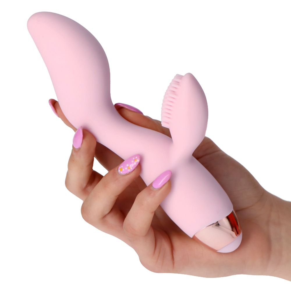 Φωτογραφία προϊόντος: Toyz4Lovers Elegance Fork Wave – Επαναφορτιζόμενος Δονητής Rabbit 19cm