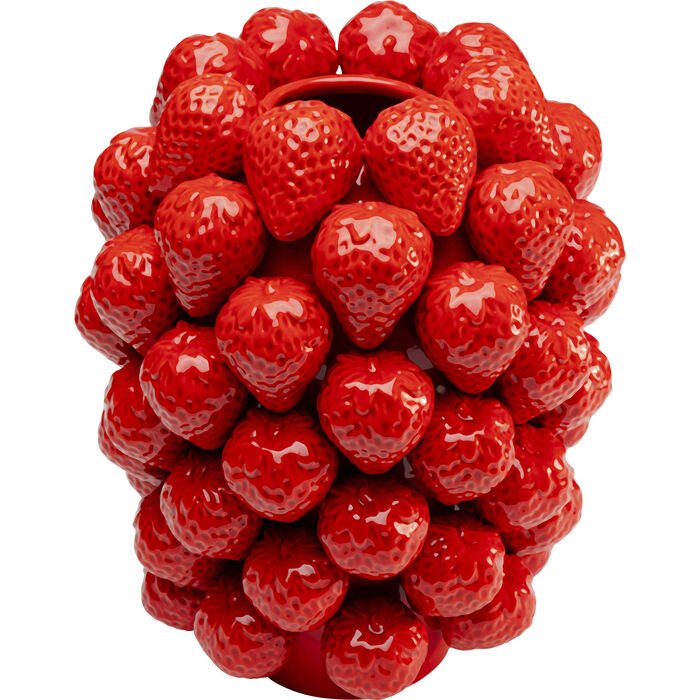 Φωτογραφία προϊόντος: KARE Βάζο Επιτραπέζιο Strawberries Κόκκινο Κεραμικό 25x25x30 εκ. - Κόκκινο - 25Μx25Πx30Υ