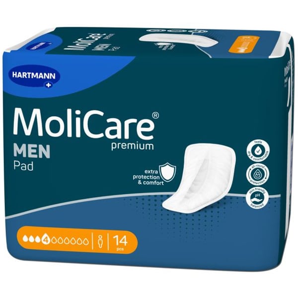 Φωτογραφία προϊόντος: HARTMANN Molicare Premium Men Pad Επίθεμα Ελαφράς Ακράτειας για Άντρες, 14τεμ