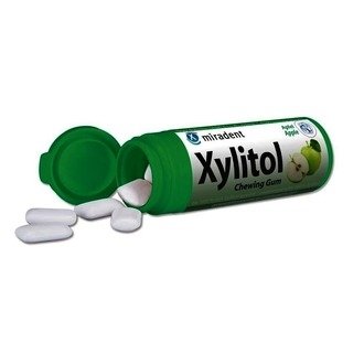 Φωτογραφία προϊόντος: MIRADENT Xylitol Οδοντότσιχλες Πράσινο Μήλο για Παιδιά 30τεμ.