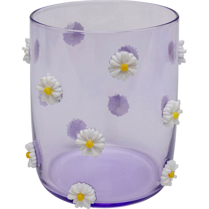 Φωτογραφία προϊόντος: KARE Ποτήρι Party Flowers Μωβ Γυαλί 8,1x8,1x8,8 εκ. - Μωβ - 8Μx8Πx9Υ