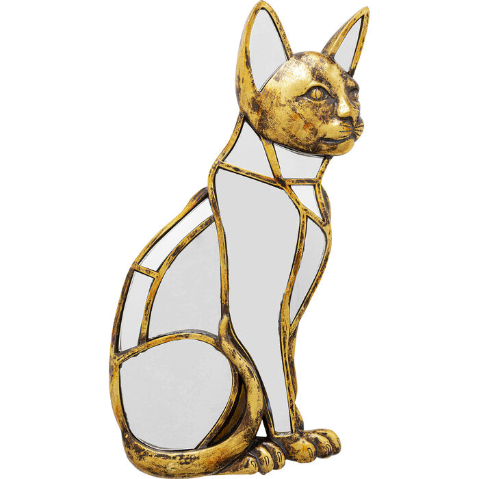 Φωτογραφία προϊόντος: KARE Wall Decoration Cat Mirror 38cm - Χρυσό - 24Μx4Πx38Υ