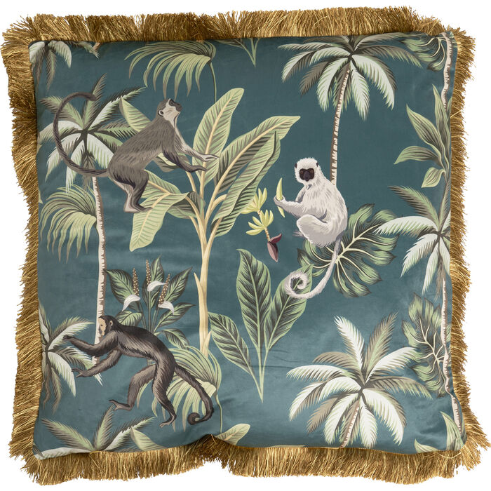 Φωτογραφία προϊόντος: KARE Cushion Jungle Fever 55x55cm - Μπλε - 55Μx12Πx55Υ