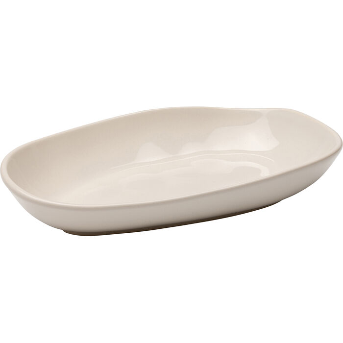 Φωτογραφία προϊόντος: KARE Plate Organic Cream 25cm - Μπεζ - 25Μx16Πx5Υ