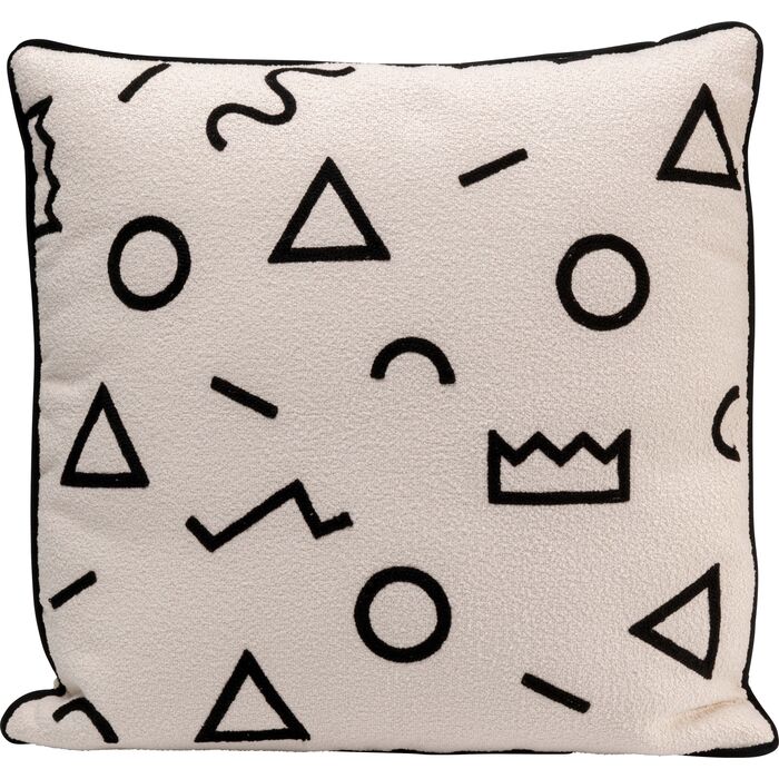 Φωτογραφία προϊόντος: KARE Cushion Geometric 45x45cm - Μαύρο - 45Μx6Πx45Υ