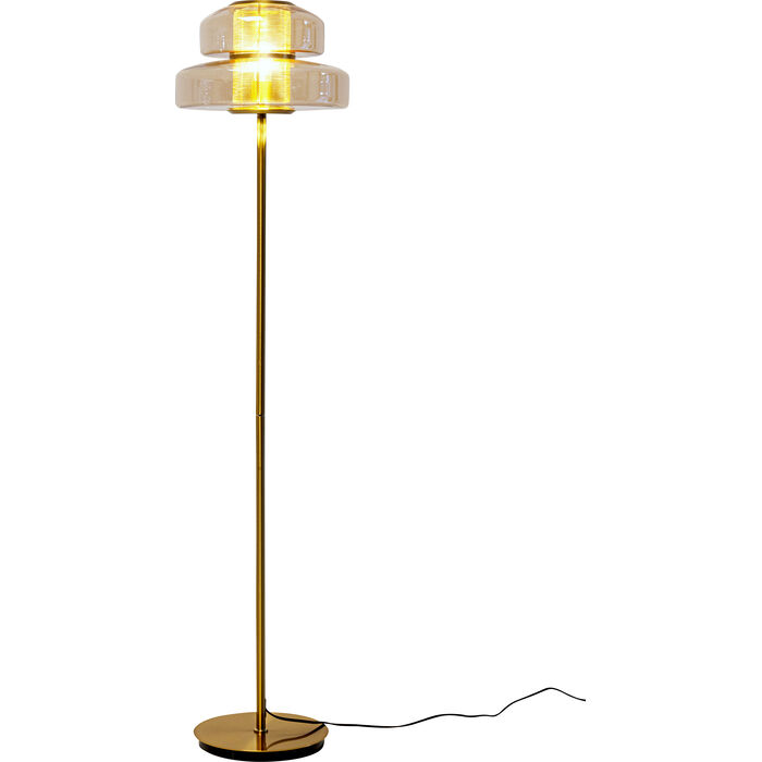 Φωτογραφία προϊόντος: KARE Floor Lamp Arcadia Amber 155cm - Χρυσό - 34Μx34Πx155Υ